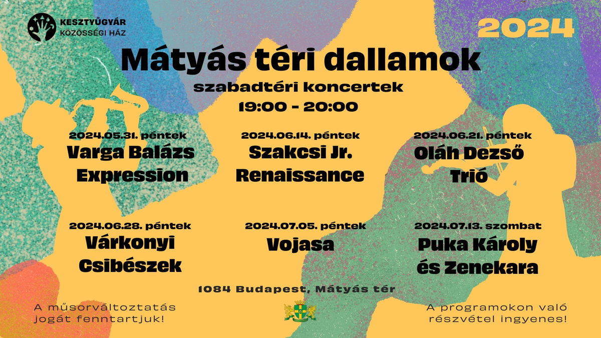 Mátyás téri dallamok - zenél a Vojasa