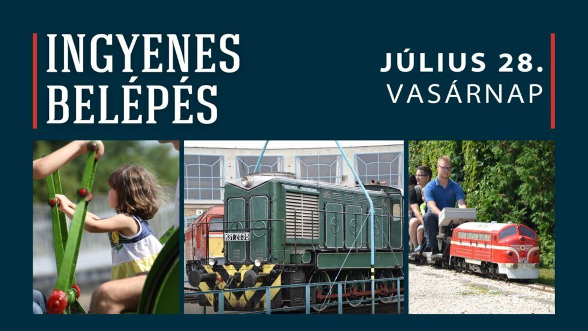 Ingyenes belépés a Vasúttörténeti Parkba