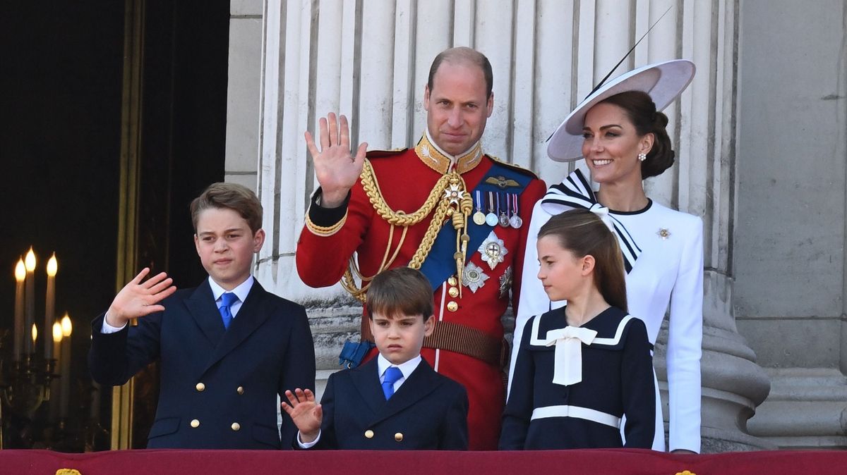 The King, Charles III, and Members of the Royal Family Attend Trooping the Colour