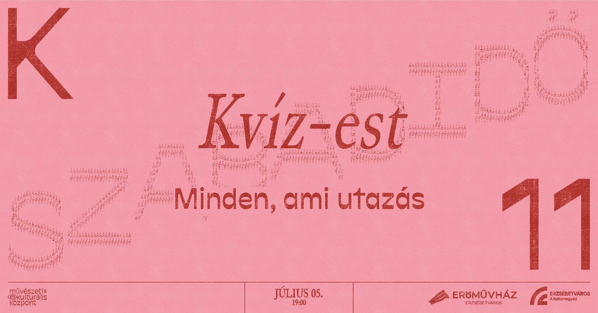 Kvíz-est  MInden, ami utazás