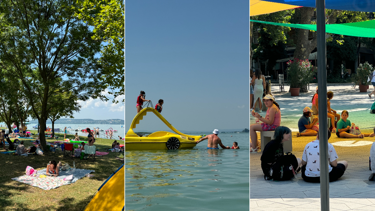 "Hétvégén egy törülközőt alig lehet a strandon leteríteni - beindult a szezon a Balatonnál, sok a hazai nyaraló is