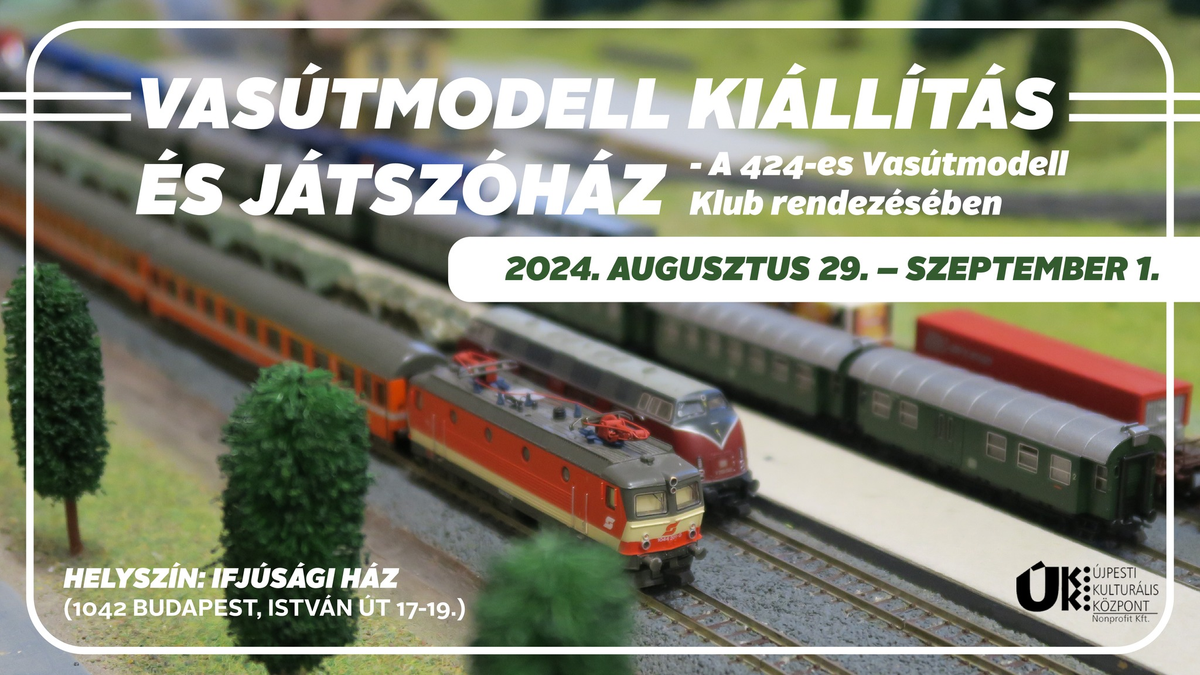 Vasútmodell kiállítás és játszóház