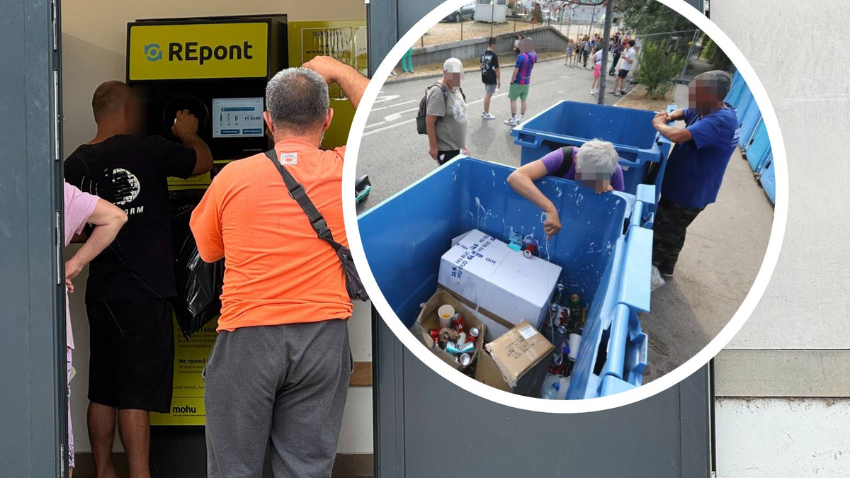 Üvegvisszaváltó palackvadászok lepték el a Sziget környékét, csúcsforgalom van a REpontban