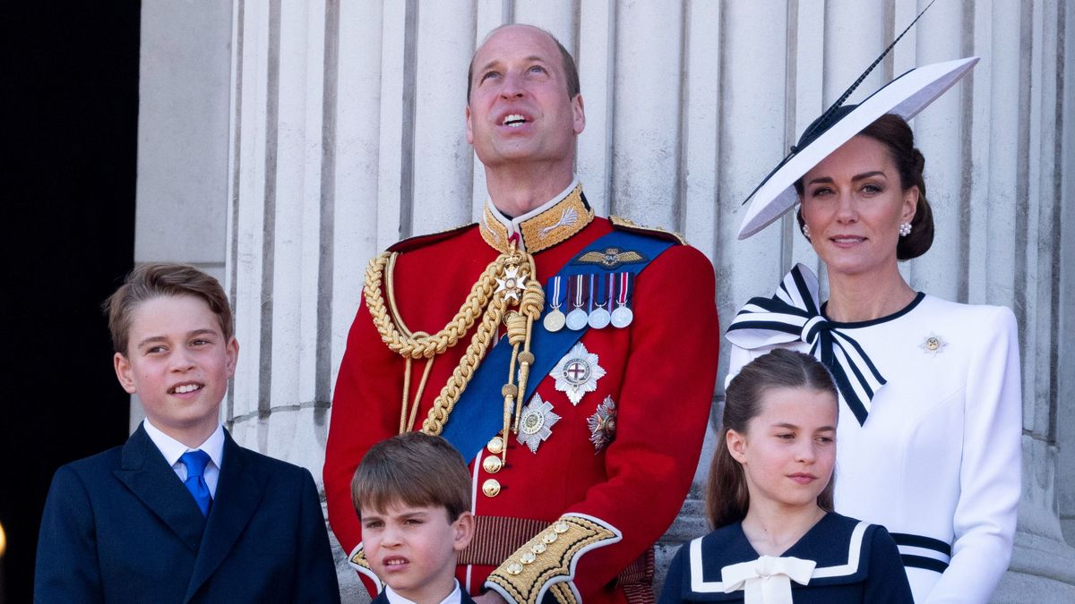 The King, Charles III, and Members of the Royal Family Attend Trooping the Colour