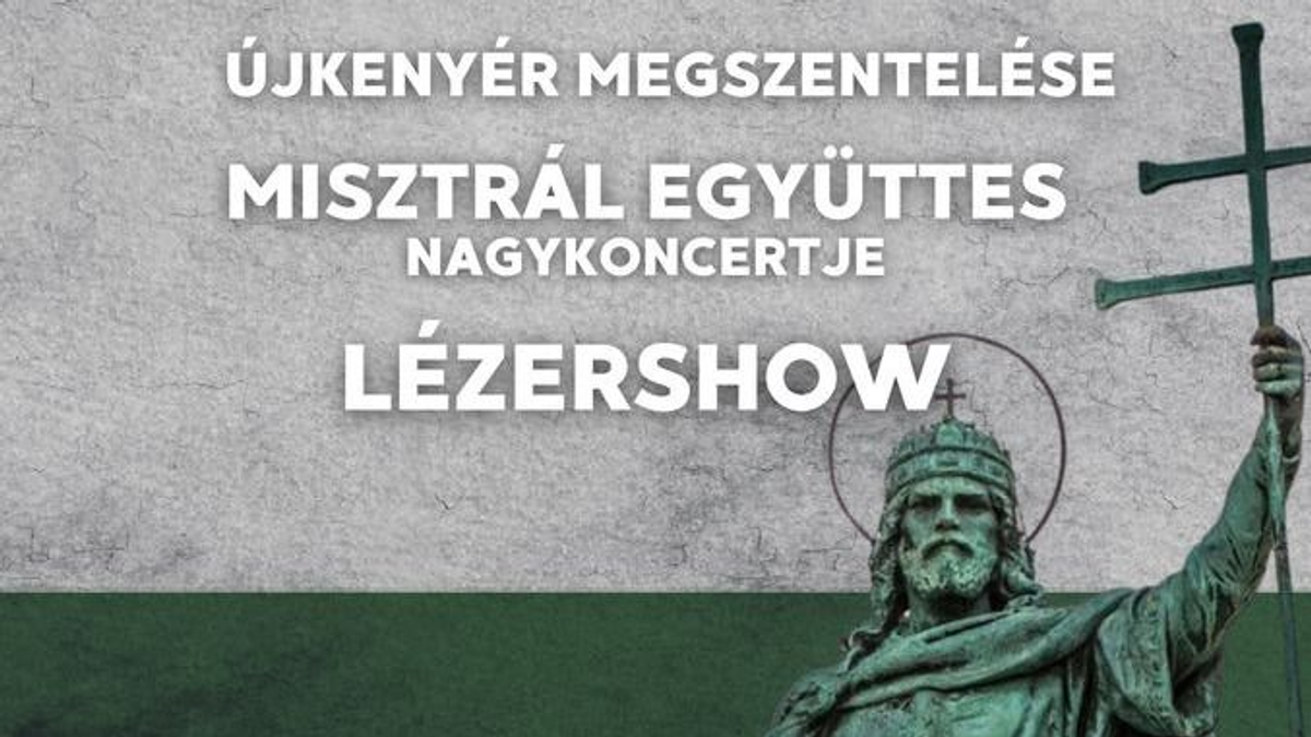 Lézer show és Mistral koncert Soroksáron