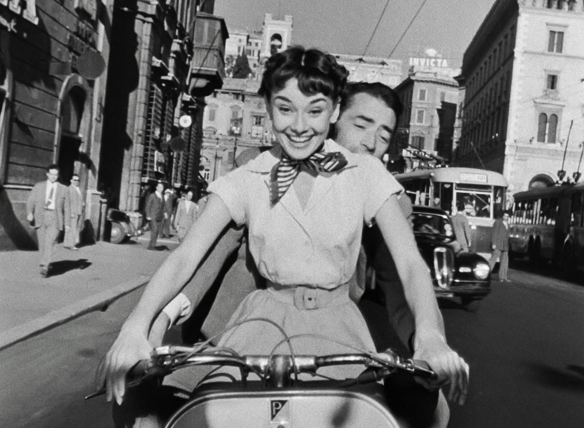 Audrey Hepburn and Gregory Peck