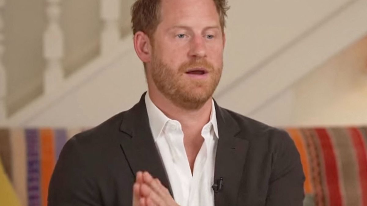 Le prince Harry, duc de Sussex et Meghan Markle, duchesse de Sussex, lors d'une interview pour l'émission CBS News Sunday Morning