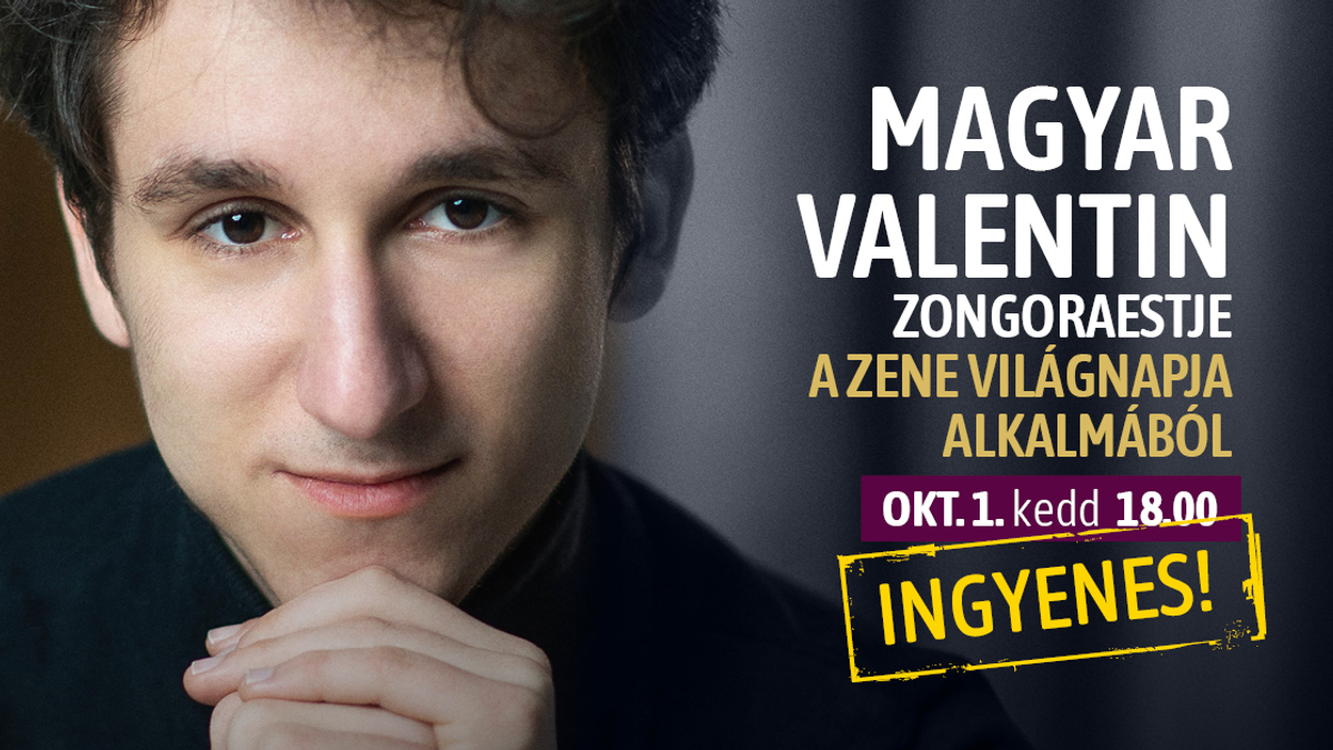 Magyar Valentin ingyenes zongoraestje