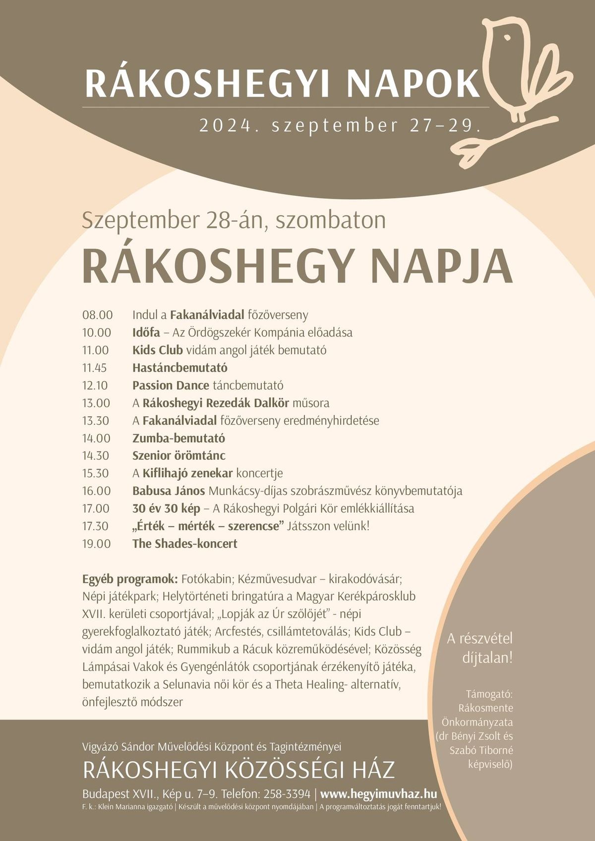 Rákoshegyi napok

