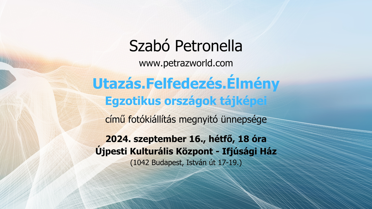 Egzotikus országok tájképei egy kiállításon