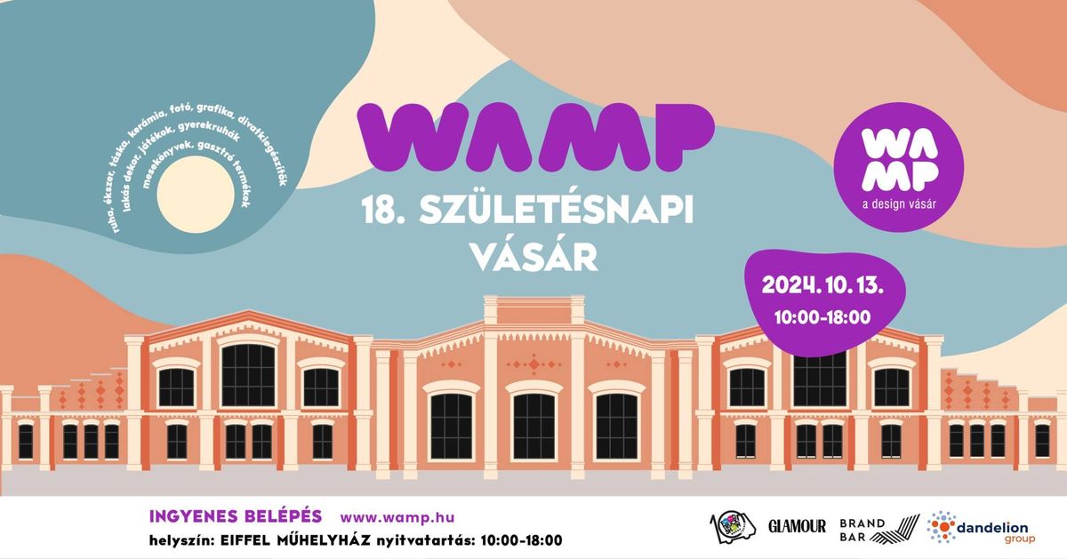 WAMP design 18. születésnapi vásár