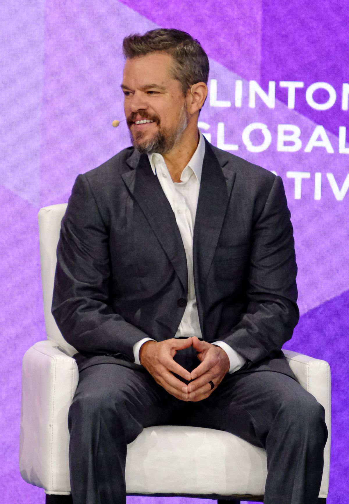 2024 Clinton Global Initiative Matt Damon