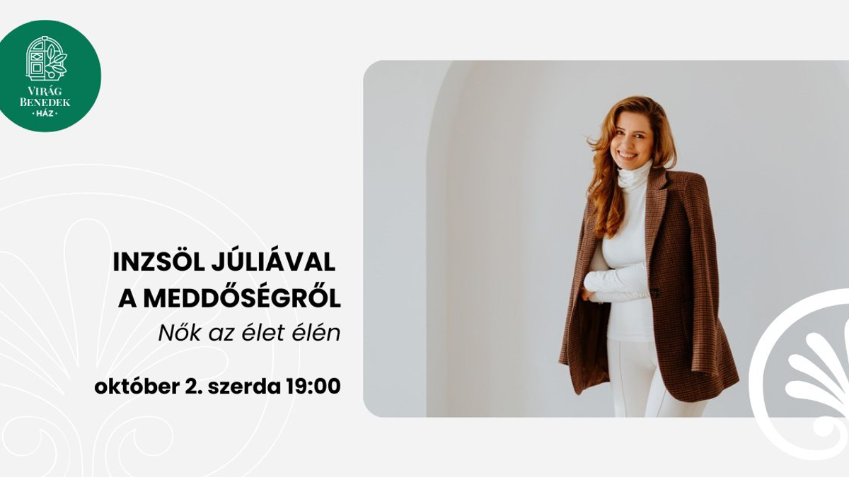 A meddőségről beszél Inzsöl Júlia
