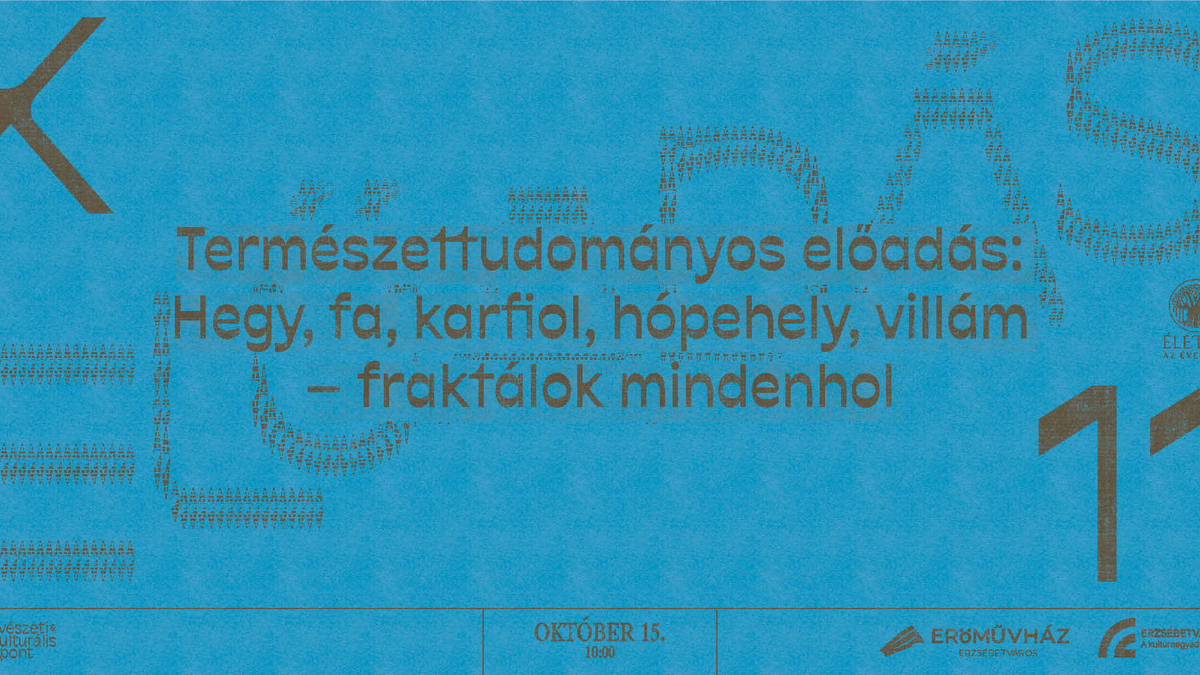 Hegy, fa, karfiol, hópehely, villám – fraktálok mindenhol
