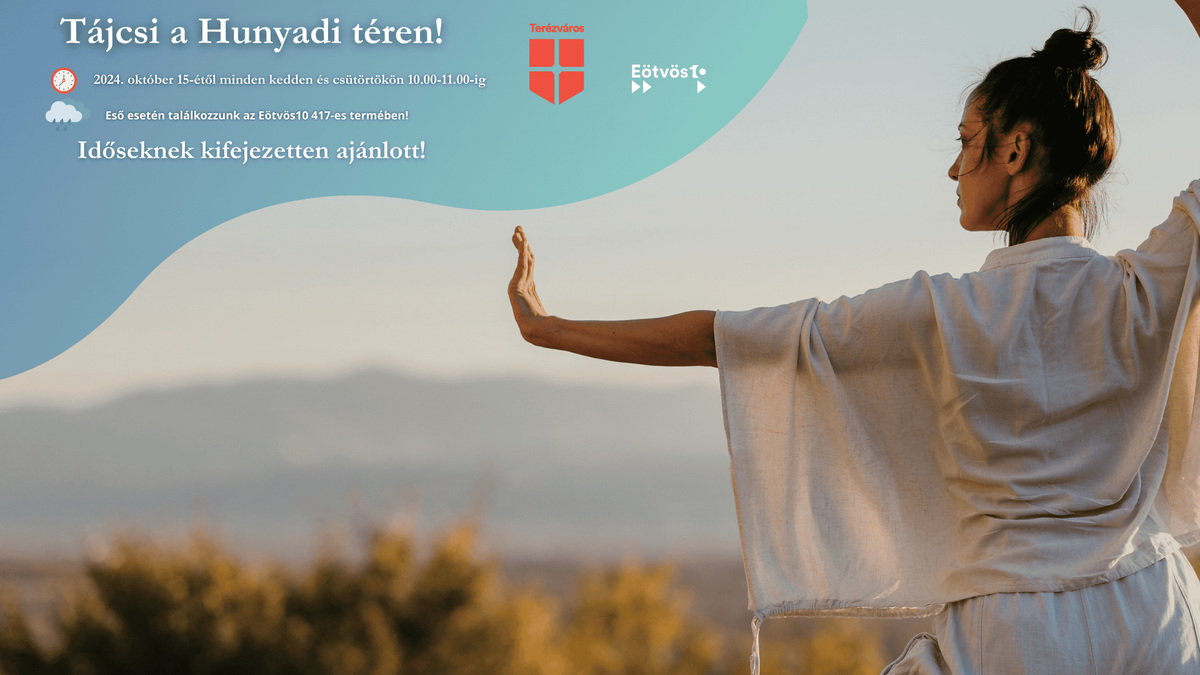 Tájcsi a Hunyadi téren