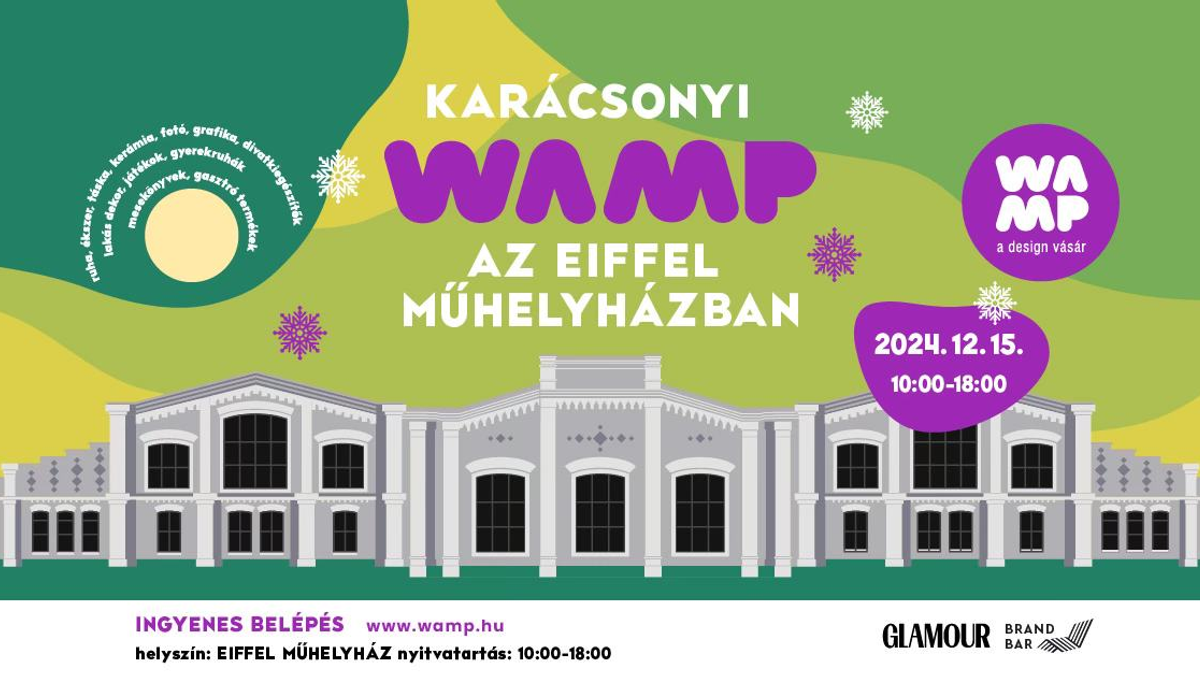 Wamp Design Vásár az Eiffel Műhelyházban