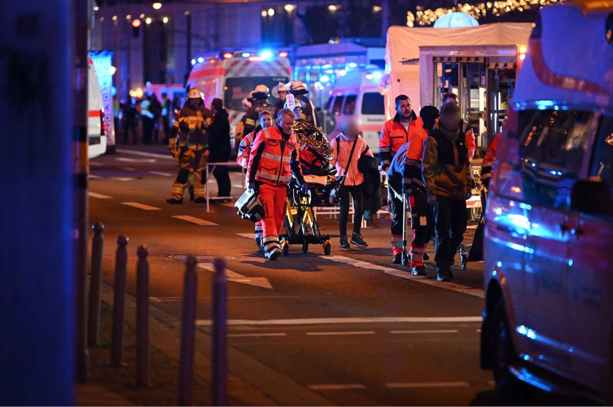 Car drives into crowd at Magdeburg Christmas market