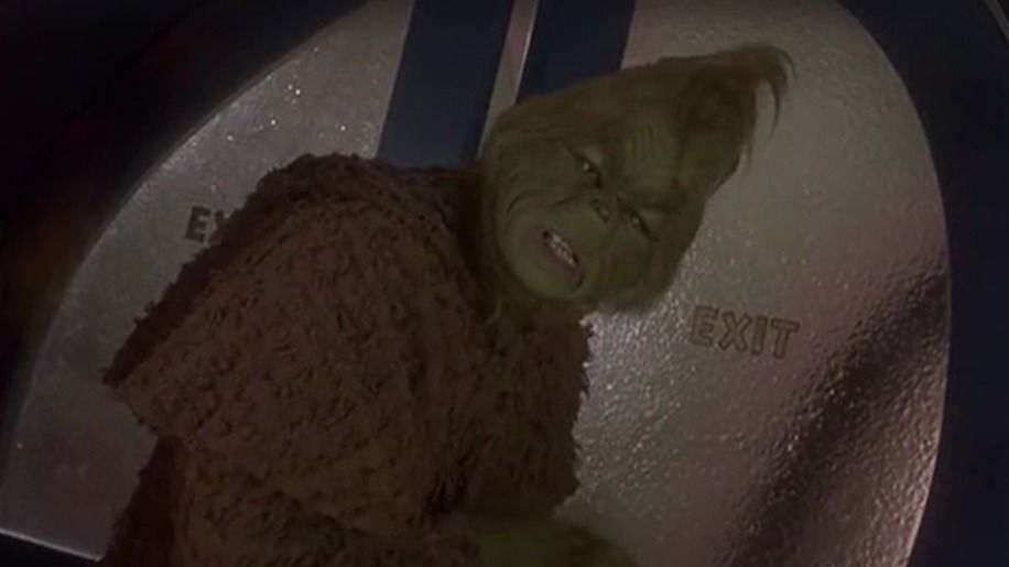 Jim Carrey, a Grincs címszereplőjeként