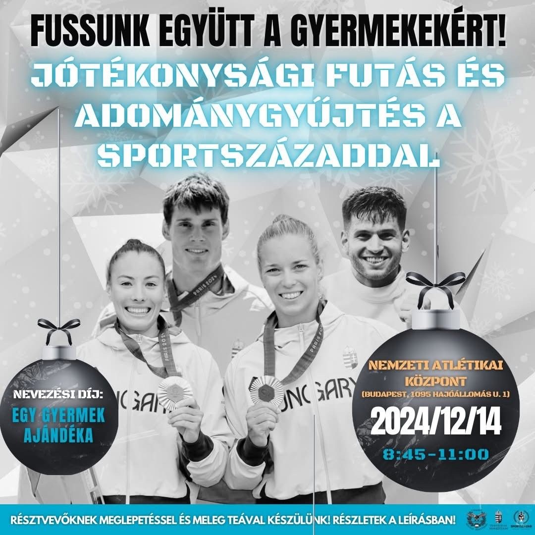 Fussunk együtta gyermekekért. Különleges jótékonysági futásra invitálnak az olimpikon katonasportolók, ahol a gyerekeké lesz főszerep.