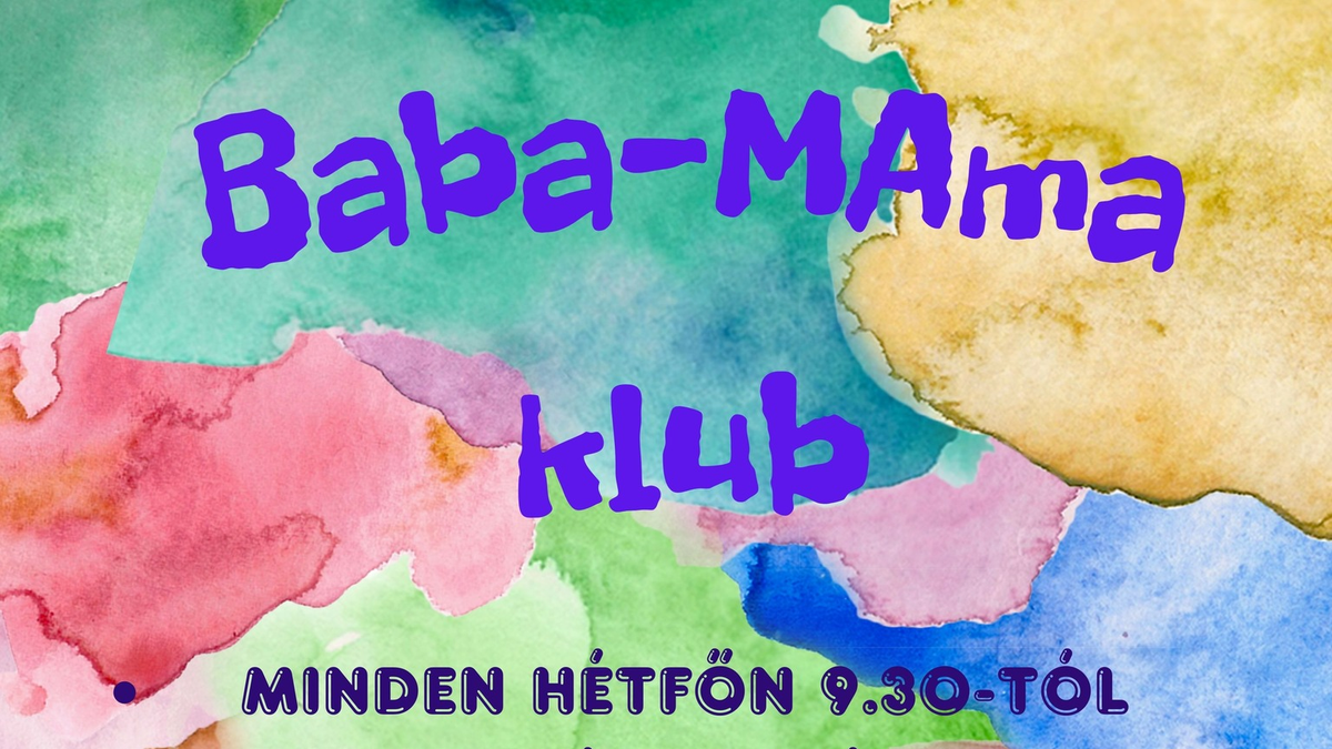 Baba-mama klub a játszótér