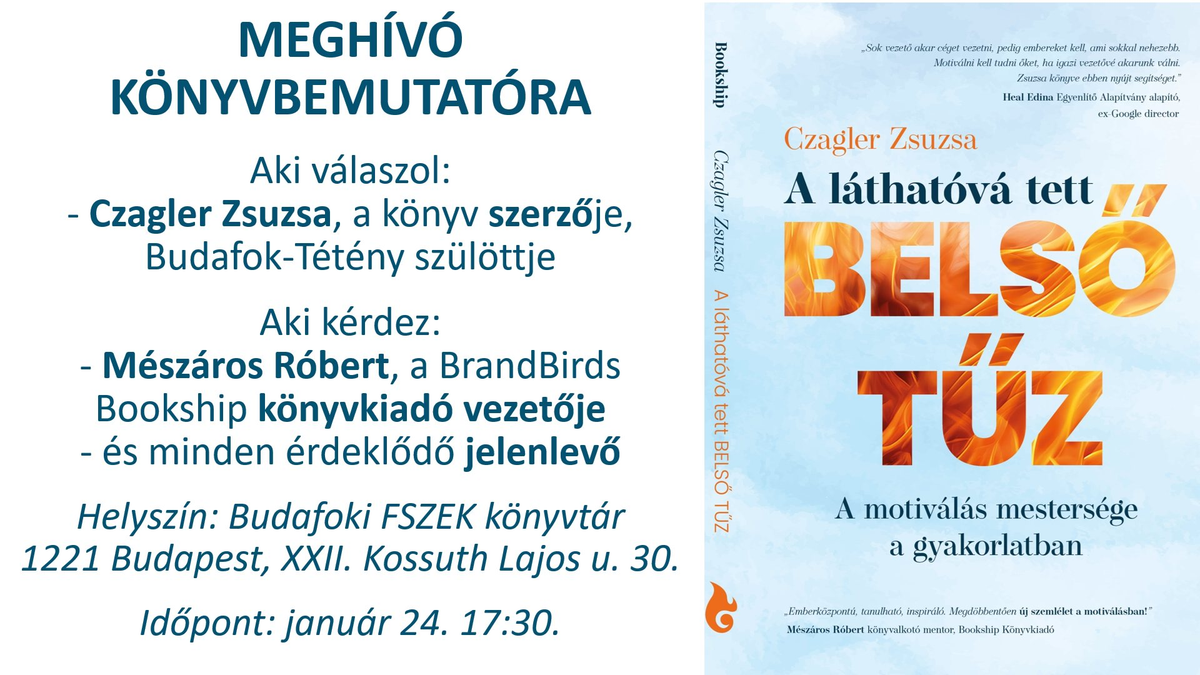 Könyvbemutató a motiválásról