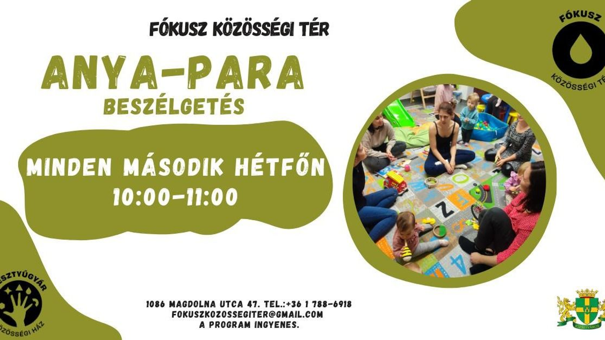 Anya-para – Beszélgess velünk, töltekezz!