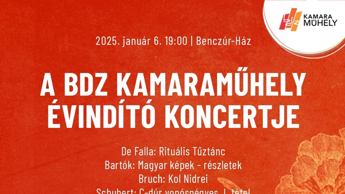 Évindító koncert a BDZ Kamaraműhellyel