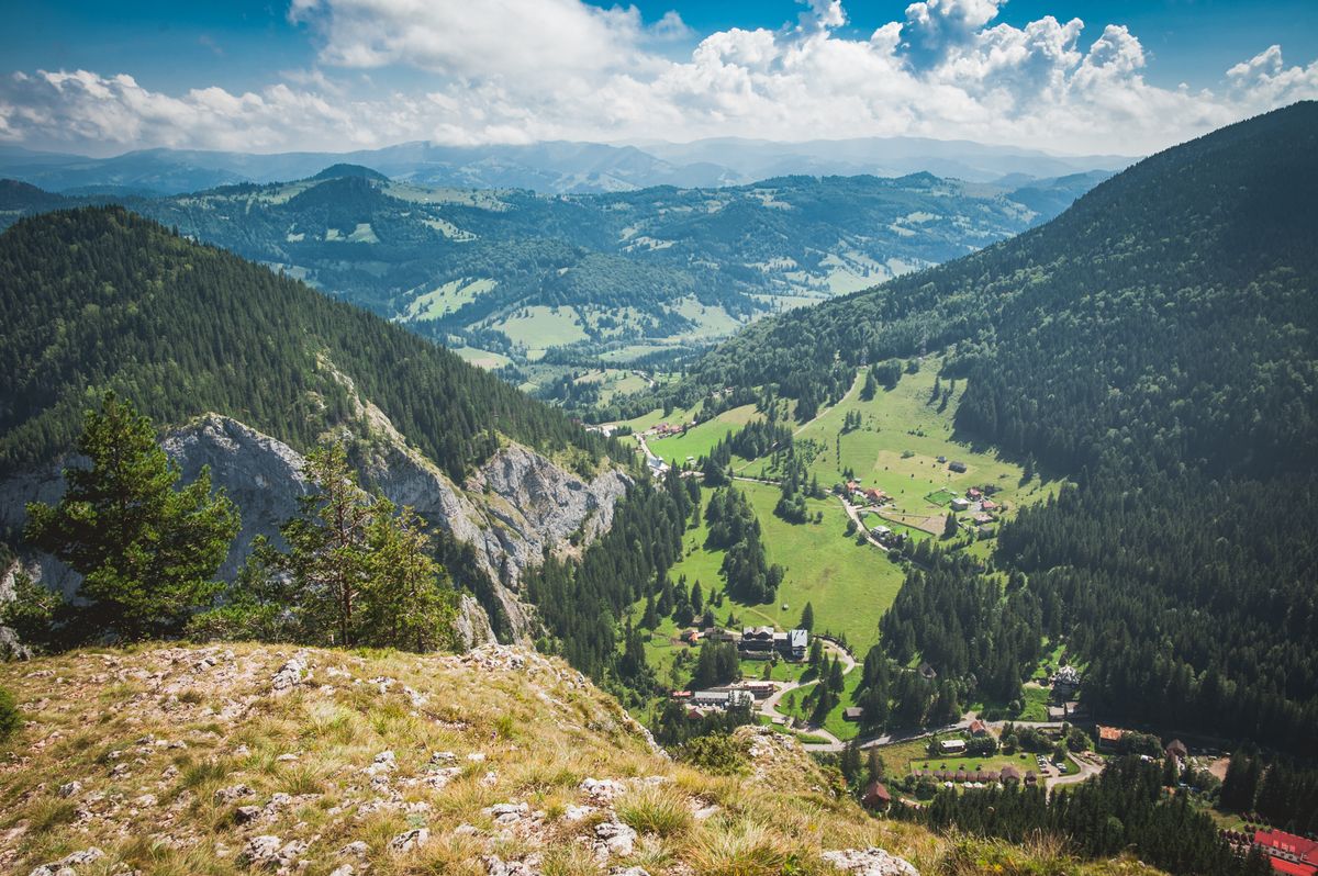 Summer,Scenery,Of,Mountain,Lake,Lacul,Rosu,(red,Lake,Or