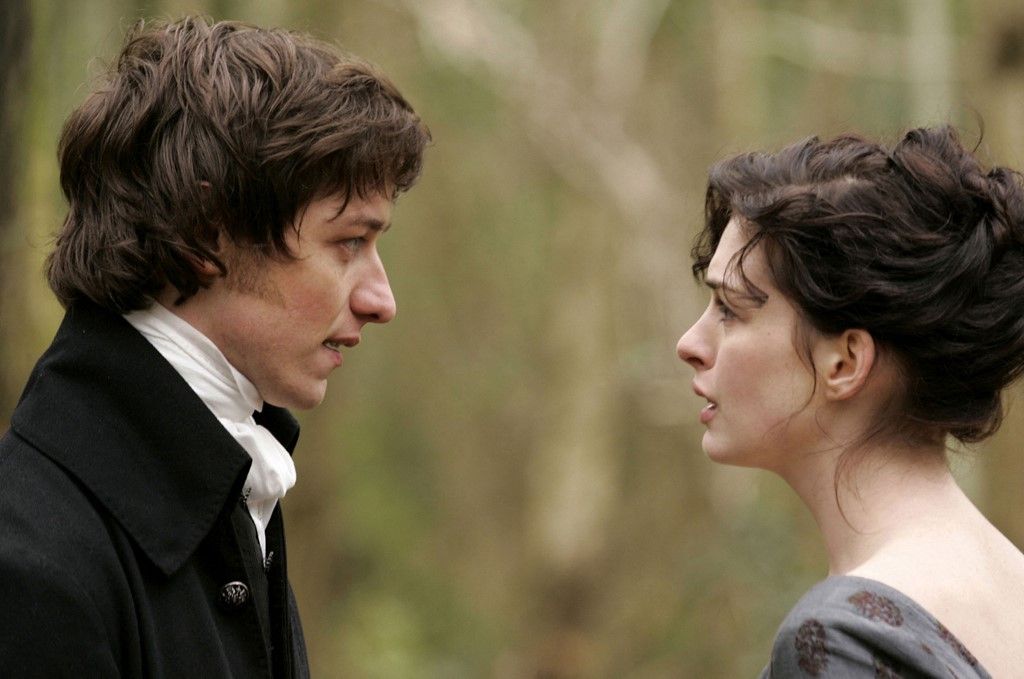 Jane Austen magánélete, Anne Hathaway, James McAvoy