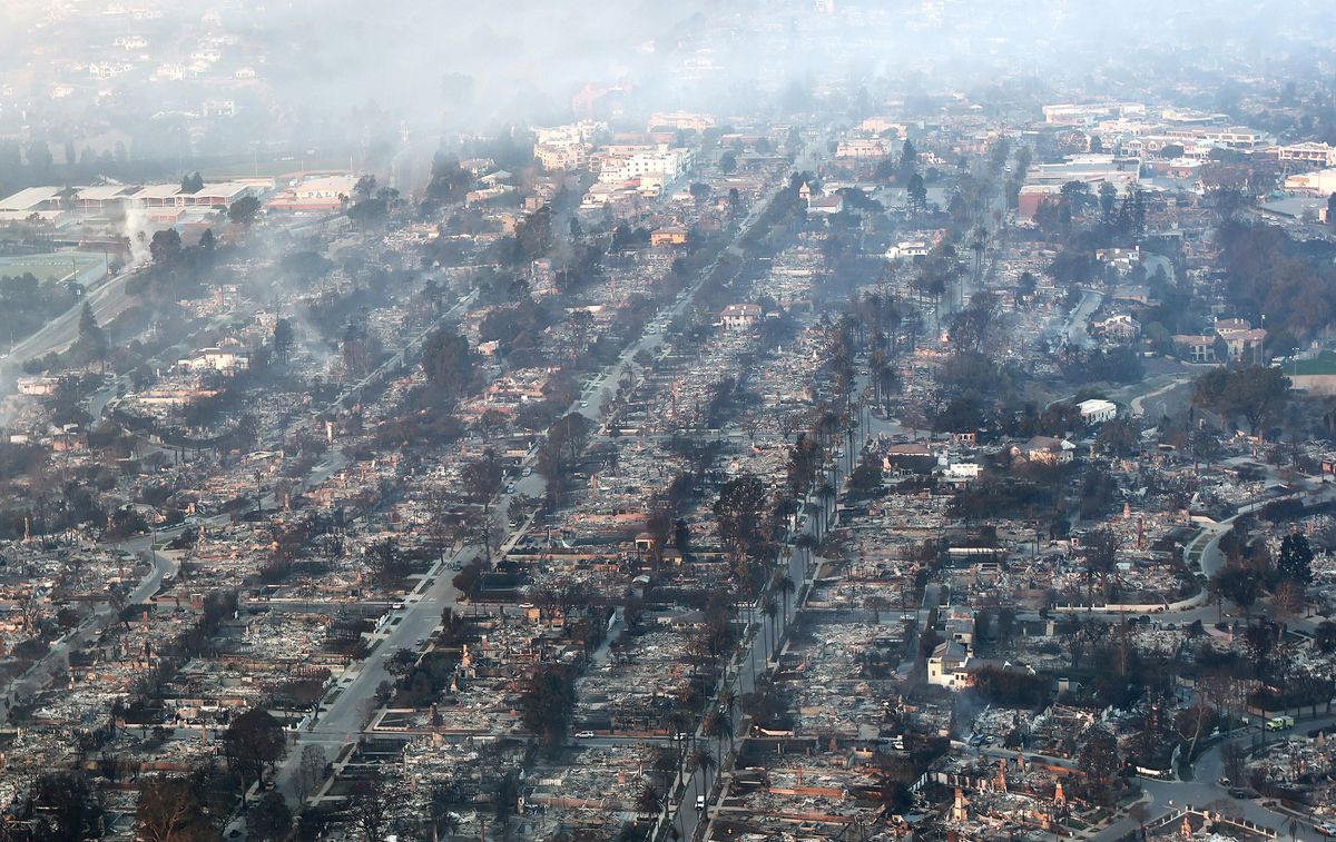 Powerful Winds Fuel Multiple Fires Across Los Angeles Area