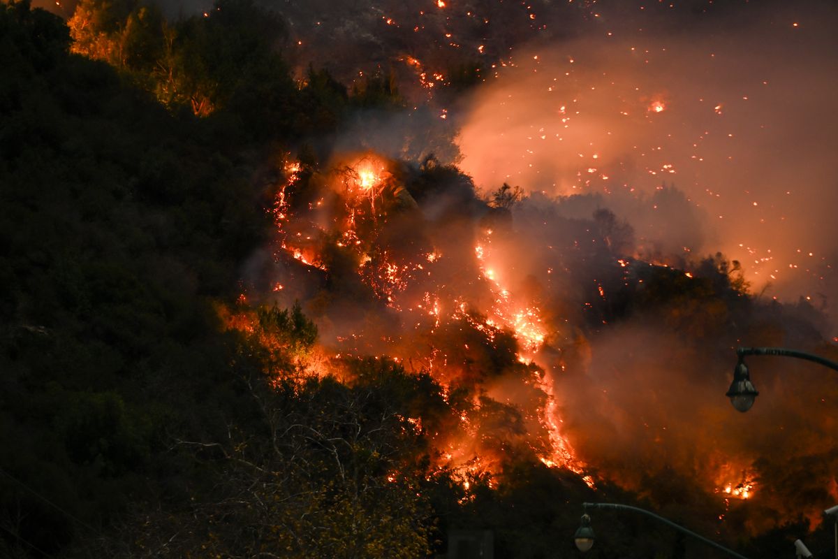 Eaton wildfire in Los Angeles