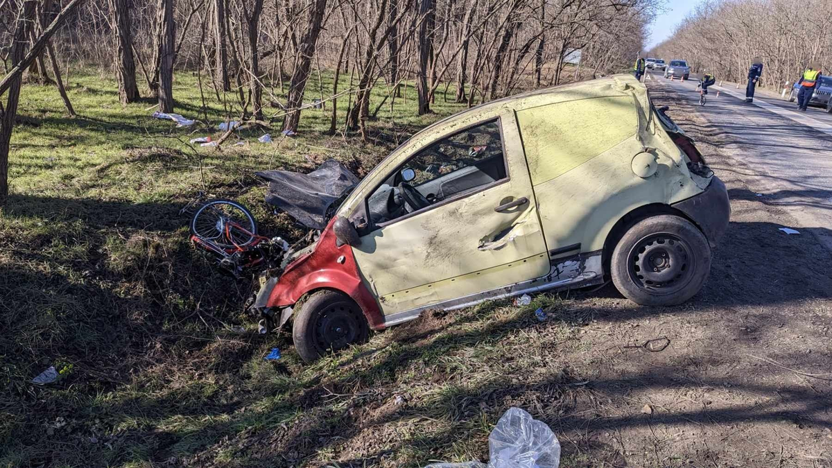 Biciklist gázolt egy autós Gyálnál