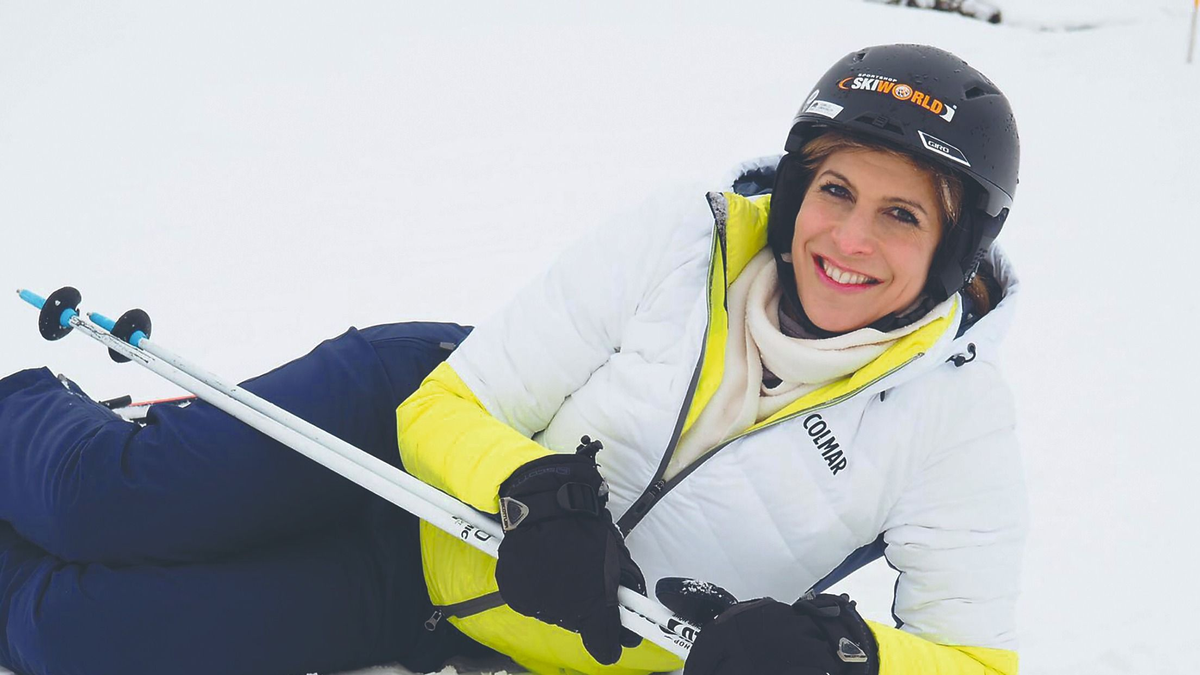 Béres Alexandra imád síelni