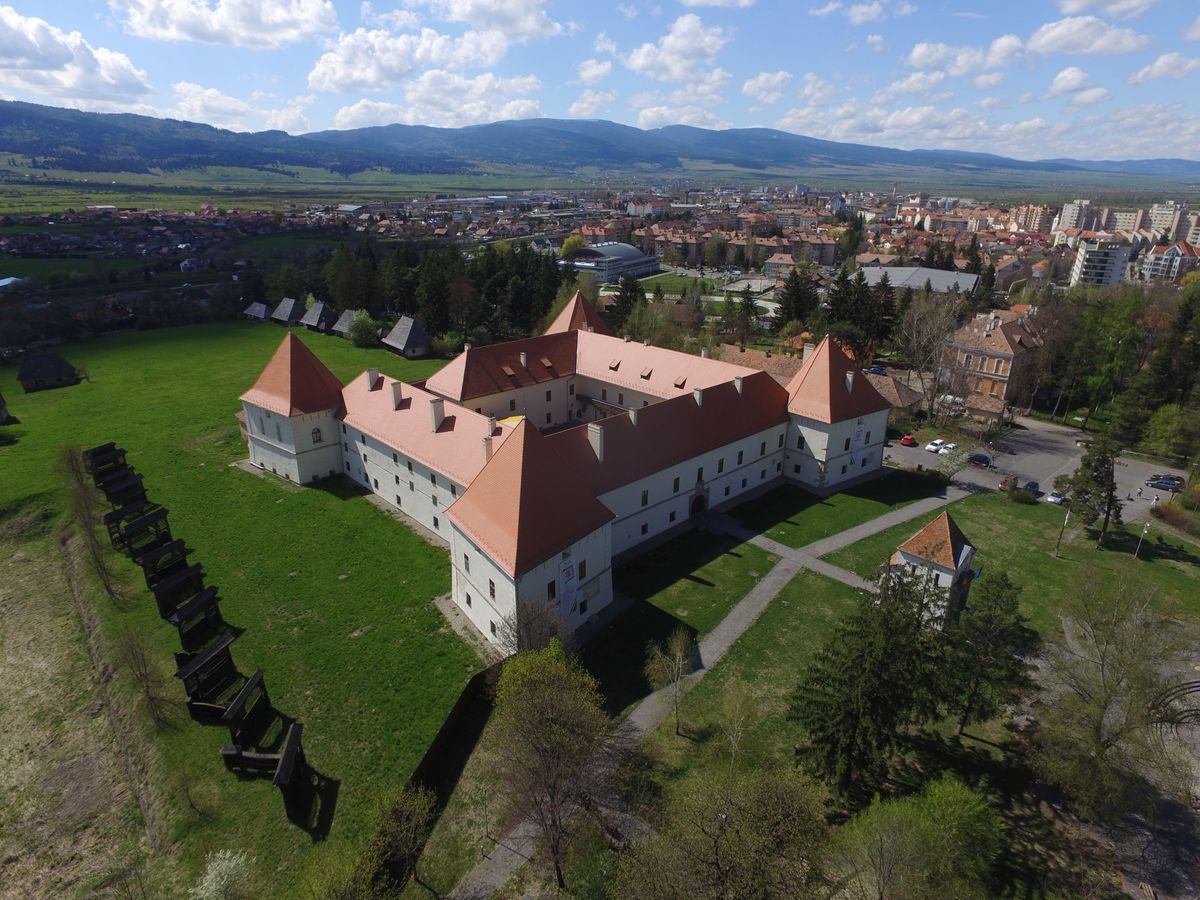 Miercurea,Ciuc,,Romania,-,April,29,,2019:,Mikó-vár,,Fortified,Castle