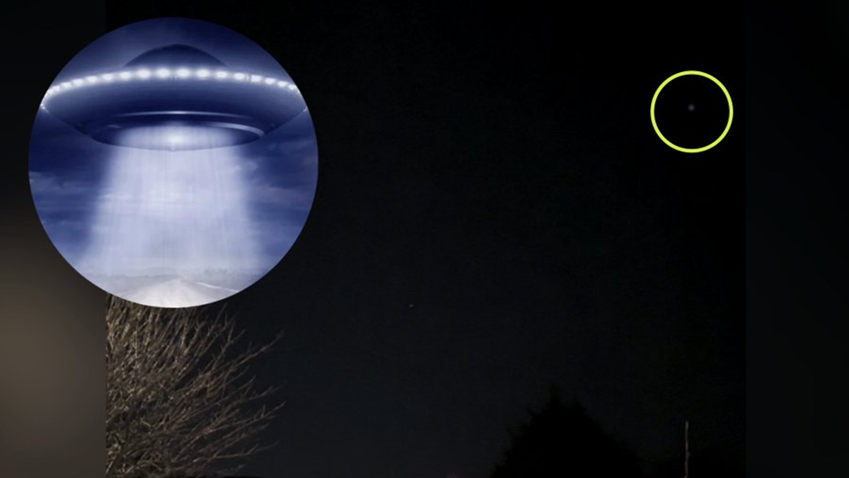 „Soha nem láttam még ehhez foghatót” – Sokkot kapott dohányzás közben az UFO-tól egy férfi