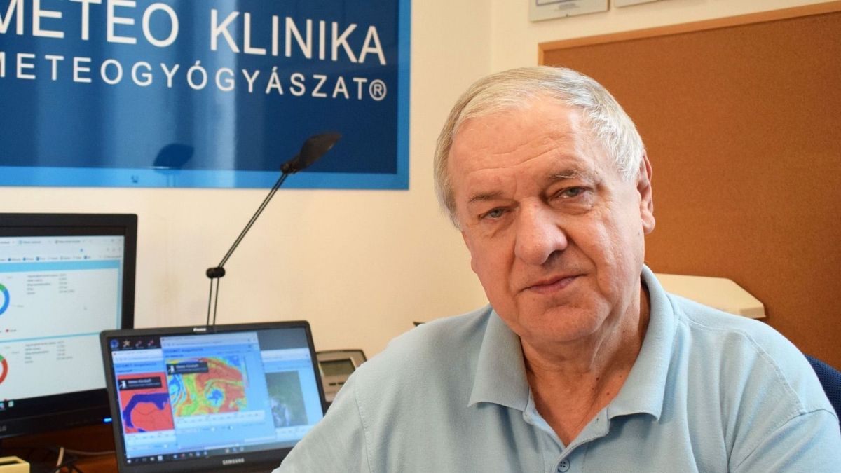 Dr. Pintér Ferenc meteogyógyász, a Meteo Klinika igazgatója.
óraátállítás 2025