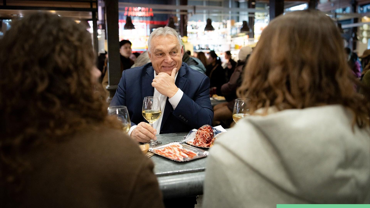 Magyar diákokkal piacozott Orbán Viktor, erről beszélgették - Videó