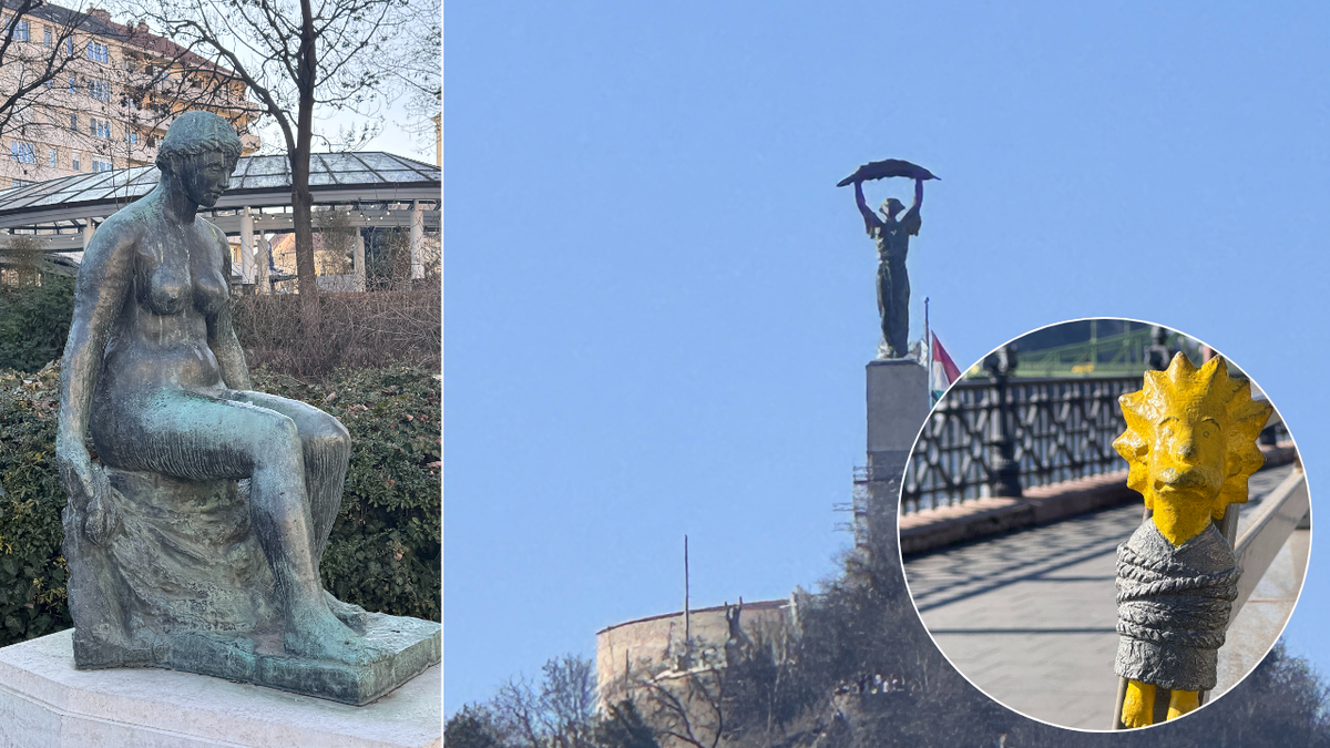 Női szobrok Budapesten