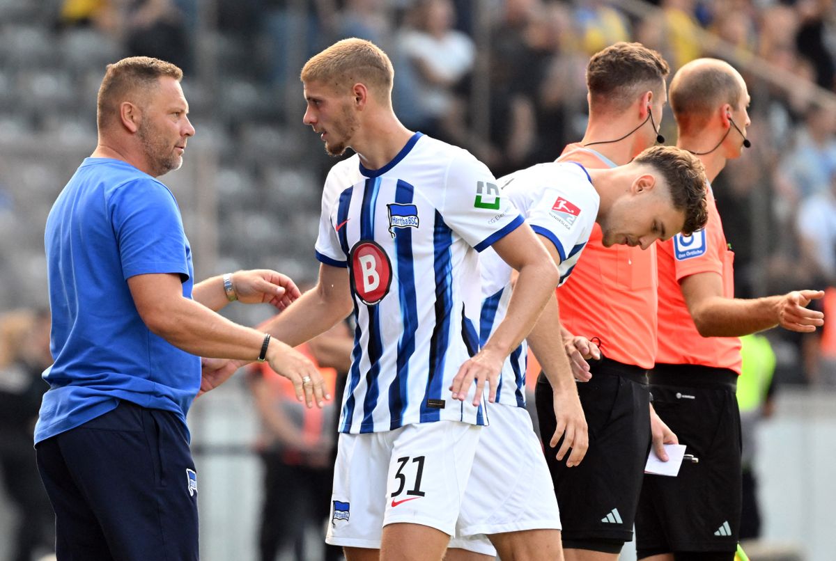 Dárdai Pál (balra) középső fia, Márton volt a meglepő feltámadást produkáló Hertha egyik legjobbja Braunschweigben