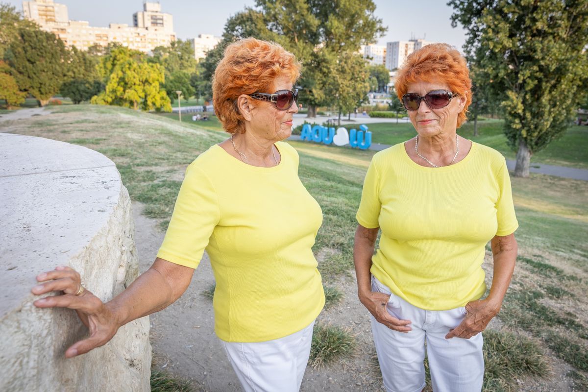 Kálmán ikrek. Saci és Mari a Bikás parkban