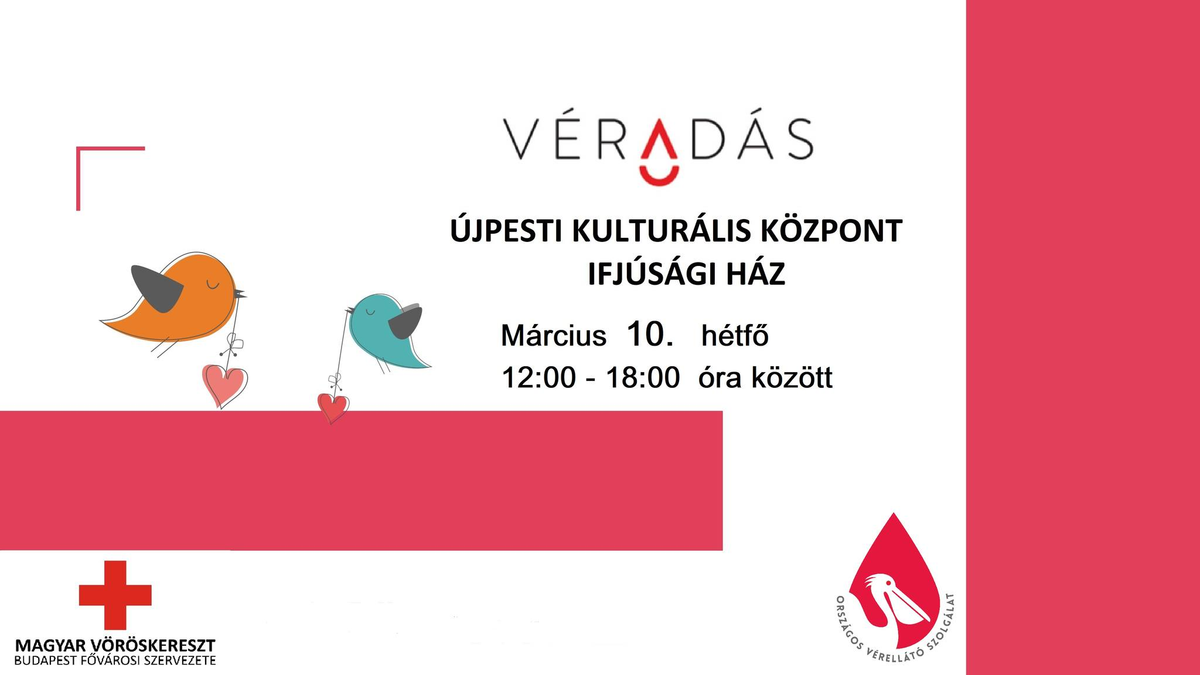Véradás az Újpesti Kulturális Központban