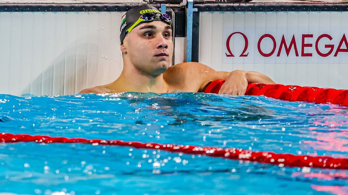 Milák Kristóf kétszeres olimpiai bajnok úszó