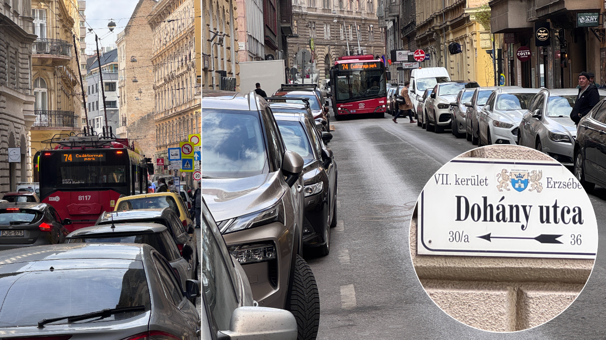Újabb autósüldözés Budapesten: a Dohány utcában a troliknak, bicikliseknek lesz hely, de az autósok hoppon maradnak