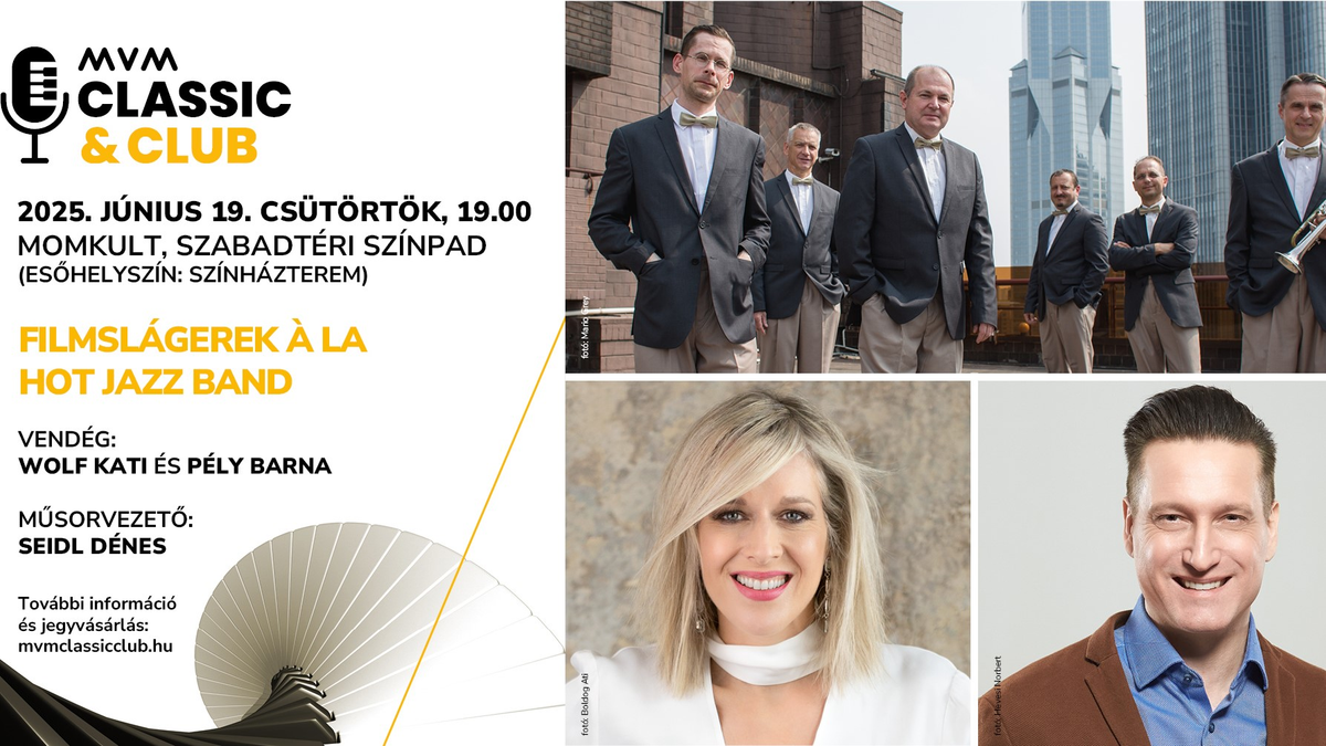 Színvonalas programokkal folytatódik az MVM Classic&Club koncertsorozat