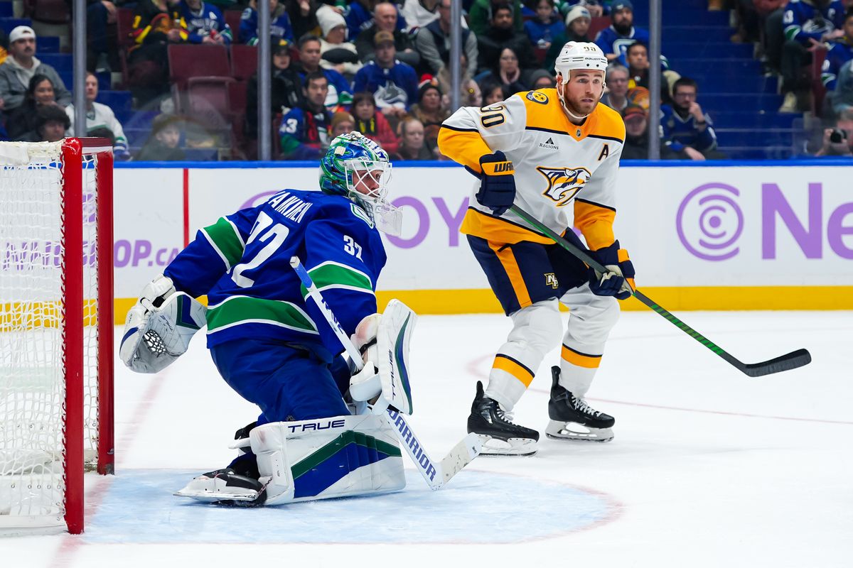 Nashville Predators v Vancouver Canucks