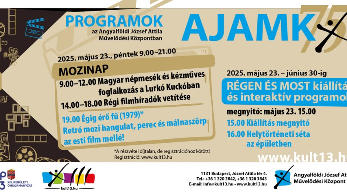 AJAMK 75 – mozinap, séták és népmesék várnak!