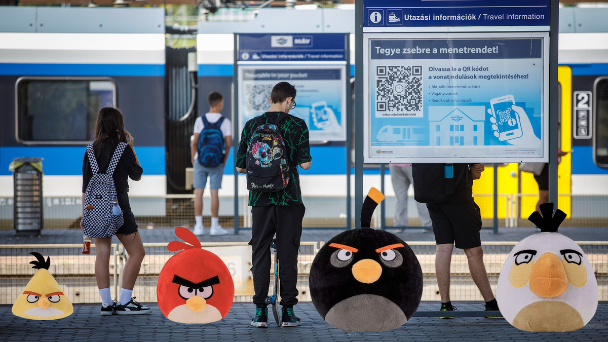 Kelenföldre repült egy Angry Birds: őrület, amit ott művelt – Videó