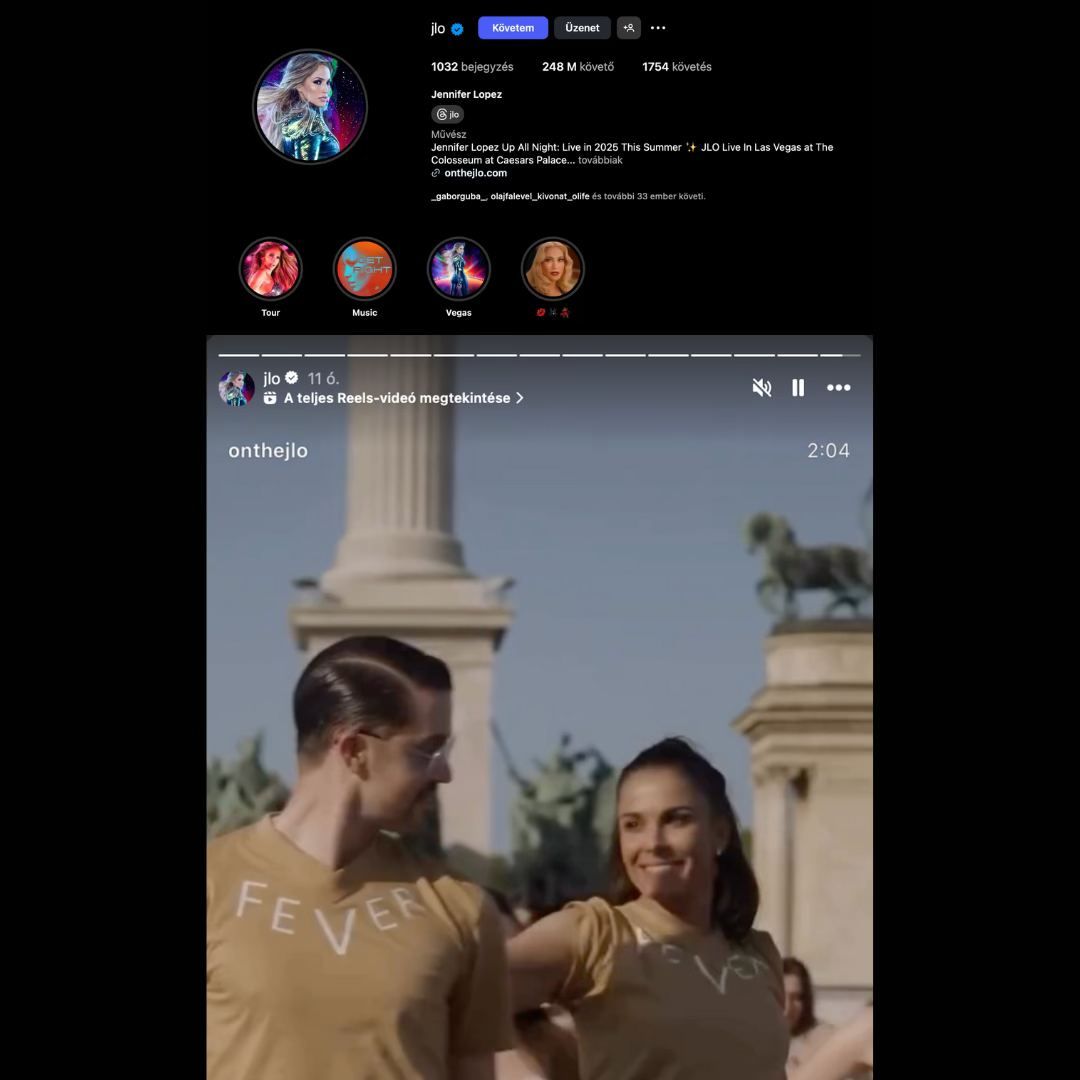 Jennifer Lopez insta flashmob