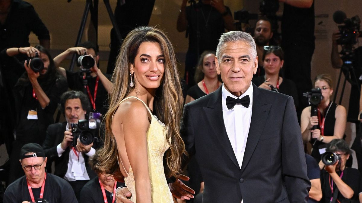 Amal és George Clooney együtt vonultak be. A színész feleségét most is nők millió irigyelték (Fotó: Getty Images)
