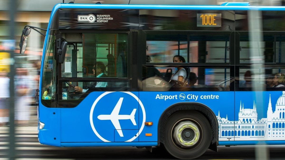 BKK, 100e busz, repülőtéri járat